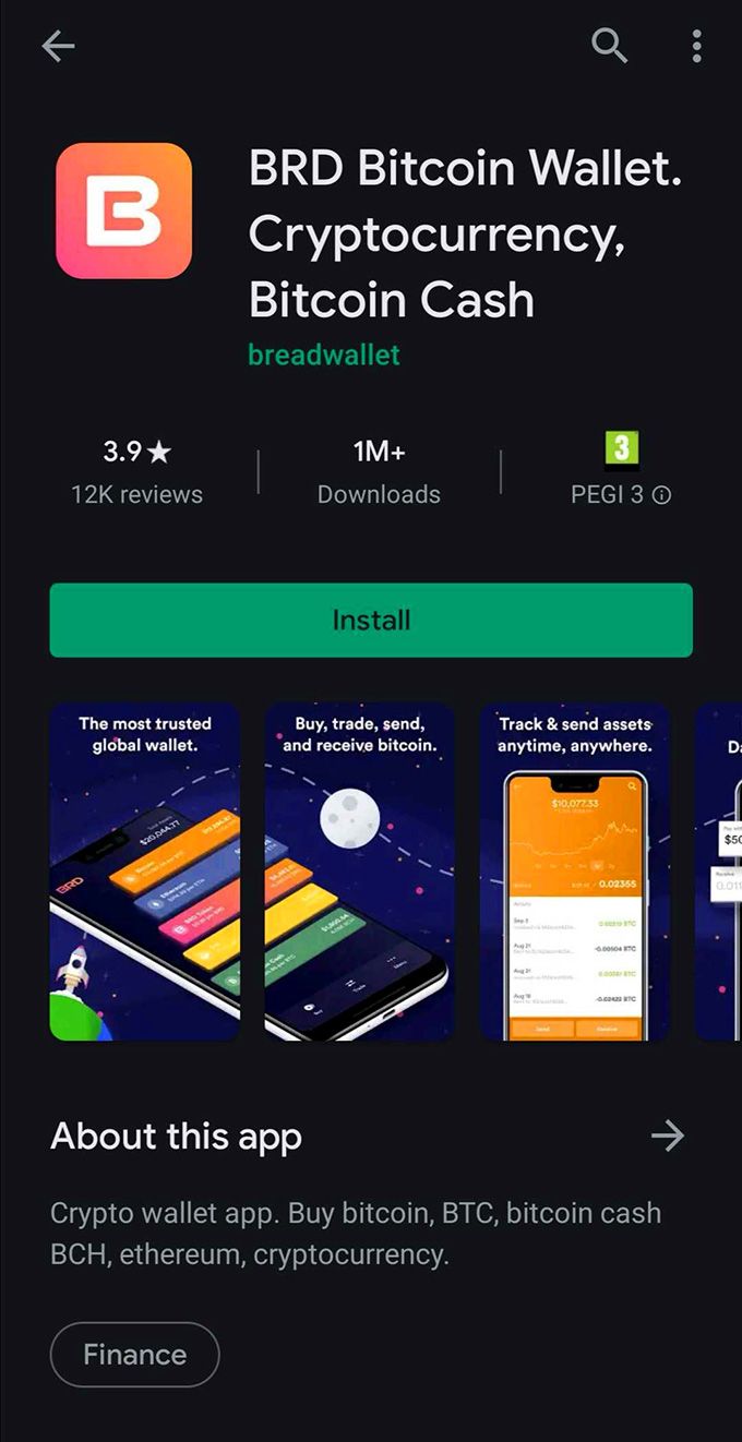 BRD-plånbokgranskning: Play Store.