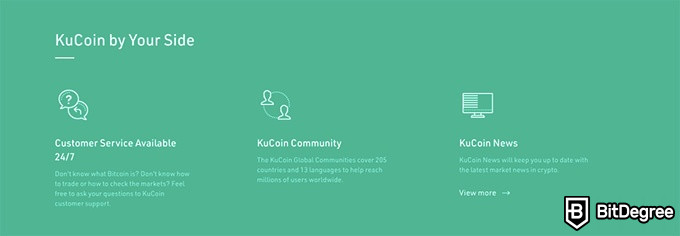 KuCoin VS Binance: KuCoin ved din side.