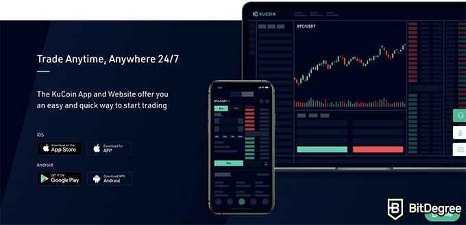 KuCoin VS Binance: handle hvor som helst med KuCoin.