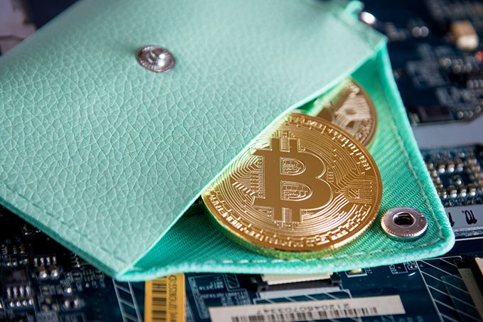 Robinhood crypto plånbok: en plånbok med Bitcoins inuti.