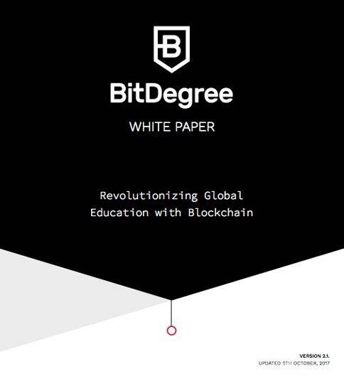 Hva er en ICO: BitDegree White Paper.