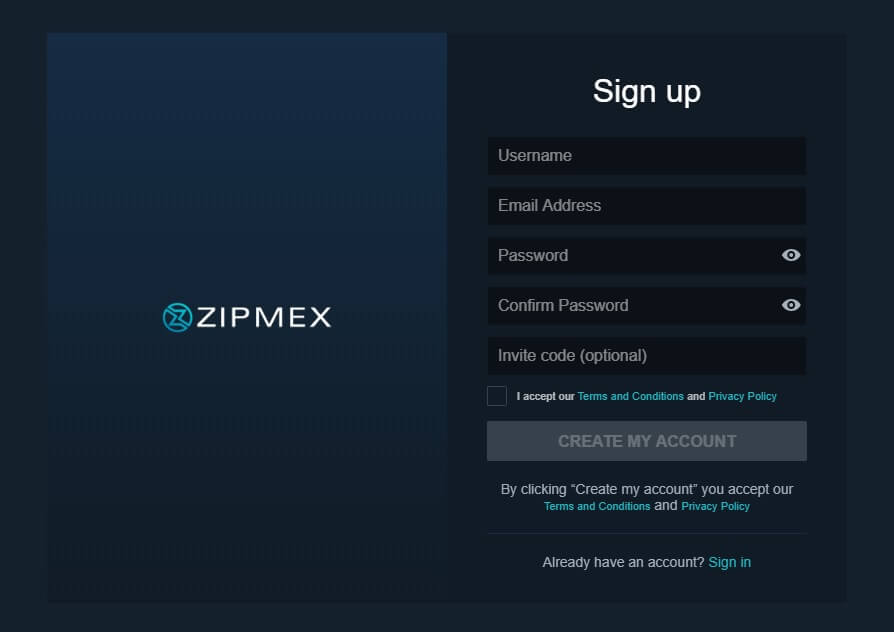 zipmex-register